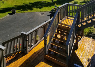 Deck Stairs double level solutions by design